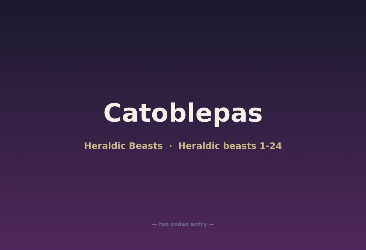 Catoblepas